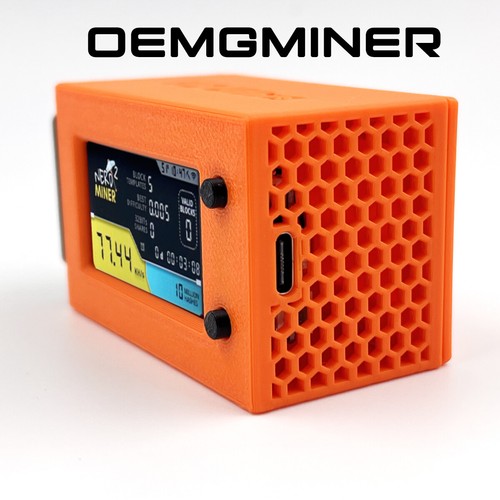NerdMiner V2 Ultra Bitcoin Lottery Miner 78K 1W Firmware 1.6.3 with fan lucky - Picture 4 of 8