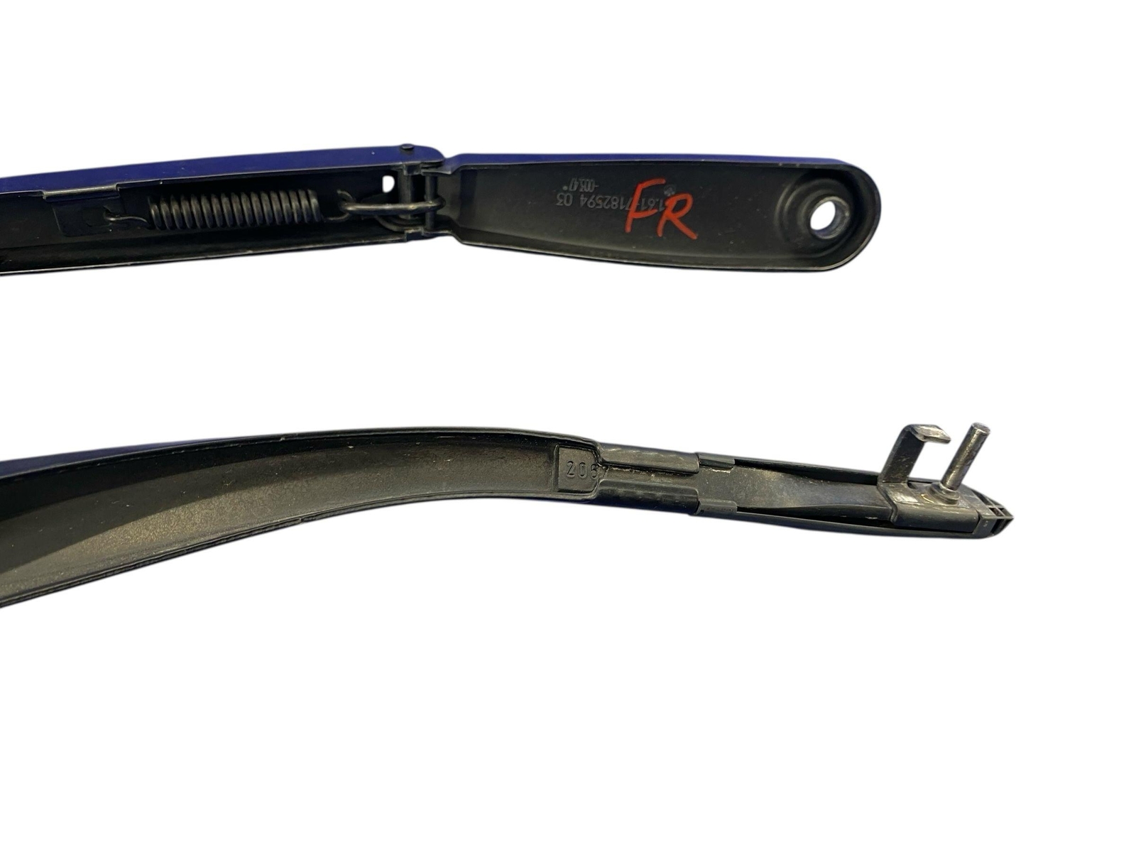 2009-2014 ROLLS ROYCE GHOST FRONT LEFT RIGHT WINDSHIELD WIPER ARM SET BLACK OEM