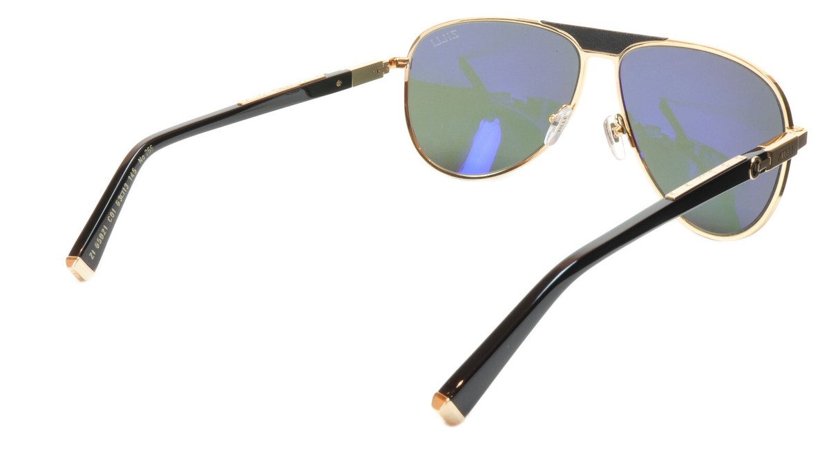 ZILLI Sunglasses Titanium Acetate Leather Polarized France Made ZI