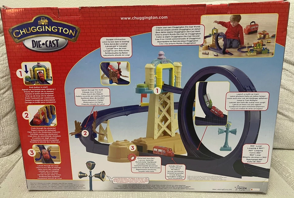 Chuggington Die Cast Training Yard with Motorized Loop Playset NIB w Wilson Car - Image 2 of 4