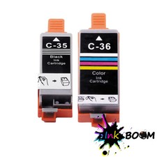 2 Ink for PGI-35 CLI-36 PIXMA IP100 IP100B iP110 Printer bk CL