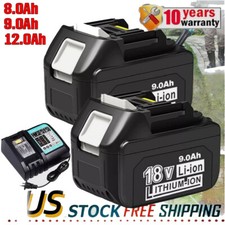 18V for Makita BL1860 18Volt 8.0Ah 9AH 12AH Lithium LXT Battery BL1850 BL1830