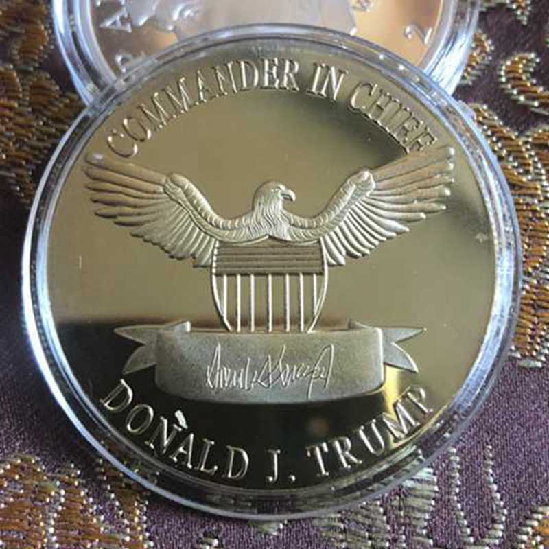 New Commemorative Coin 2020 President Donald Trump Gold