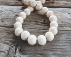 Interior Design Decor Beads Wood Long Garland w Custom Tassels Boho Home Styling — photo 10