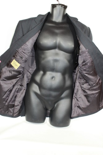 Magee Mens Suit Jacket 40" Blazer Grey Wool - Picture 12 of 18