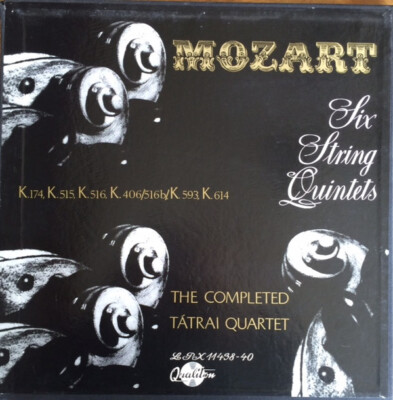 Wolfgang Amadeus Mozart - Tátrai Quartet - Six String Quintet K.174, K.516, K.4