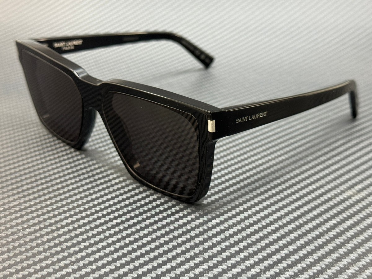 H_サンローラン　サングラス SAINT LAURENT SL 610 001 Black Dark Grey Unisex 59 mm Medium