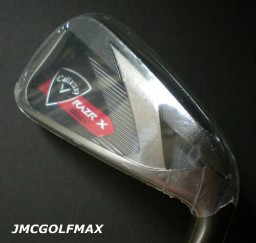 NEW CALLAWAY RAZR X BLACK STEEL UNIFLEX SINGLE IRON ( Choose