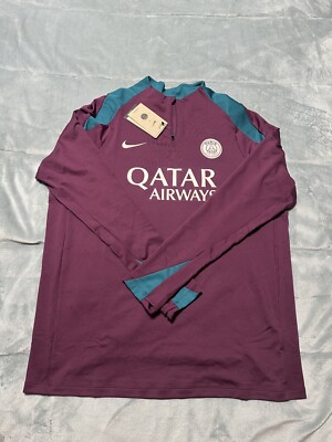 PARIS SAINT-GERMAIN ジャージ QATAR AIRWAYS Nike Sz XL Paris Saint-Germain Qatar Airways Third Top Olympic