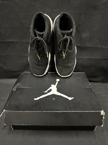 Nike Air Jordan Future BG Youth Kids 4Y Black White Woven 656504-011 EUC - Picture 7 of 12