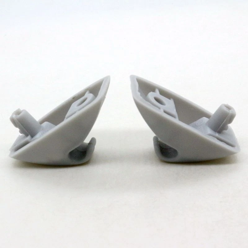 Juego de 2 ganchos de sujeción de clip para parasol grises 191857559 para VW Jetta Golf MK1 MK2 Foto 3 de 4