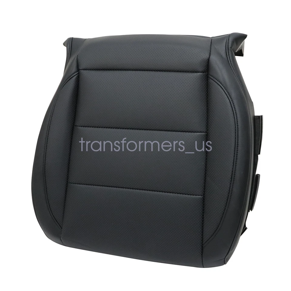 Cubierta de asiento de cuero negra inferior de pasajero para Volkswagen Jetta 2006-2010 sedán Foto 4 de 4