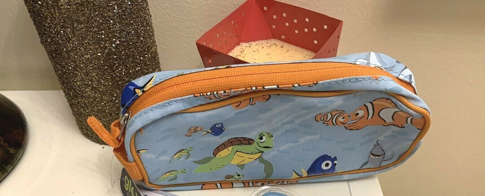 PONY Scuola Pottery Barn Disney NEMO borsa pre k regalo vacanze bambini astuccio matite squalo.