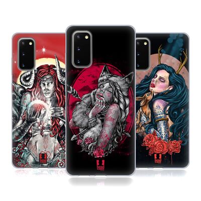 HEAD CASE DESIGNS TÄTOWIERTE PUPPE SOFT GEL HANDYHÜLLE FÜR SAMSUNG HANDYS 1
