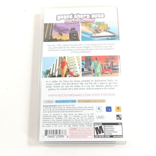 Grand Theft Auto: Vice City Stories - Greatest Hits (Sony PSP, 2006) CIB - Picture 2 of 6