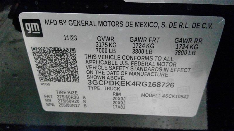 Carrier Assembly 85644579 For 2024 Silverado 1500 2808422 | eBay
