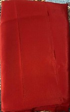 Ladies Red  Crepe / Japani unstitched Pakistani Women causal Material