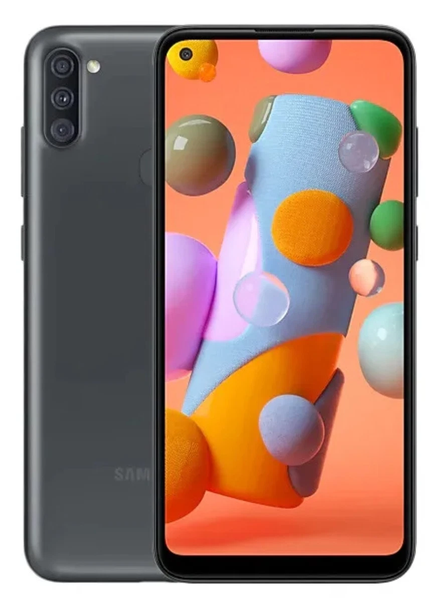 🛑Samsung Galaxy A11 SM-A115U - 32GB - Black (Locked to Boost  