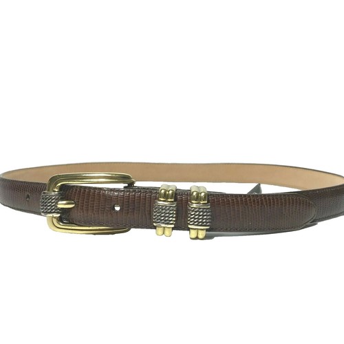 Brighton Onyx Black Full Grain Leather Belt 32 Waist Distressed Hardware Brighton Onyx Black Full Grain Leather Belt 32 Waist  main image 4