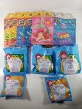 Lot Of The Little Mermaid McDonalds Happy Meal Boxes  Toys 8-80