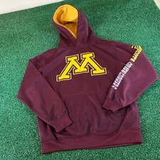 Colosseum Minnesota Golden Gophers Hoodie Pullover NCAA Maroon Youth Large