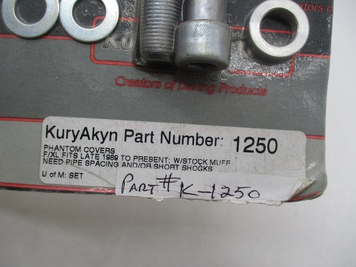 Harley Kuryakyn 1250 Sportster Chrome Phantom Axle Covers