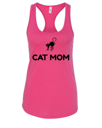 Canotta mamma gatto simpatica maglietta amante dei gatti divertente gatto mamma regalo festa della mamma maglietta - Foto 8 di 11