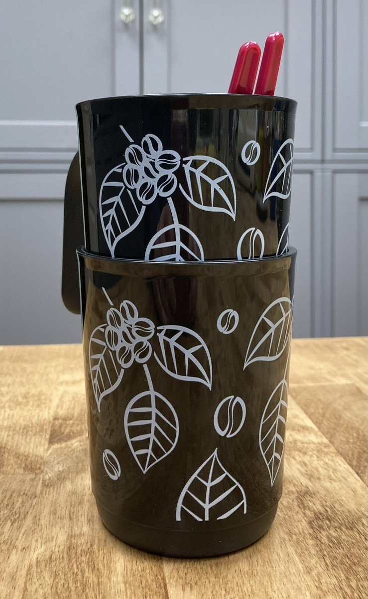 Tupperware Coffee Station-Black (2) Mugs-NEW-SHIPPING INCLUDED | eBay