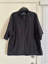 Sun Mountain Headwind Solo Golf Jacket Windshell Size XL Black