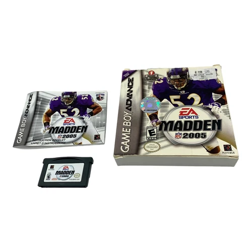 GBA Madden NFL 05 Video Game Nintendo Gameboy Advance Complete CIB