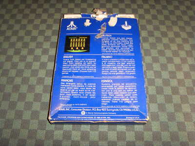 SPACE INVADERS en boite + notice 5 langues pour Atari 2600 Pal