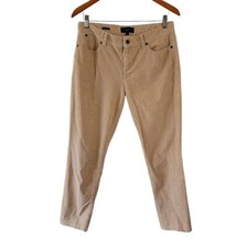 VTG Talbots Women's Corduroy Pants Beige Size 10 Fall Minimalist Grunge Casual