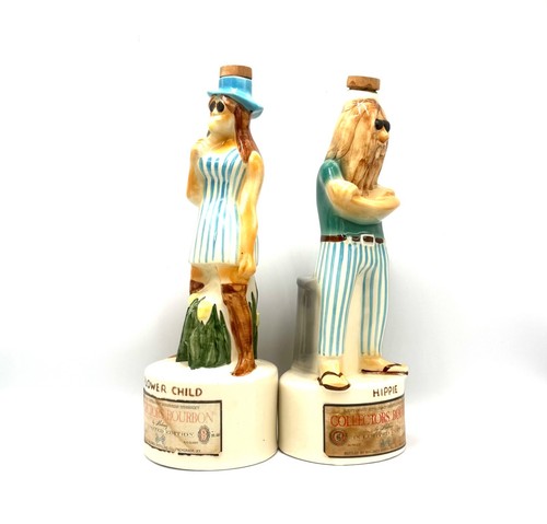 VTG HIPPIE & FLOWER CHILD Royal Enfield Porcelain Decanters Maloney Bourbon 1968 - Picture 5 of 9