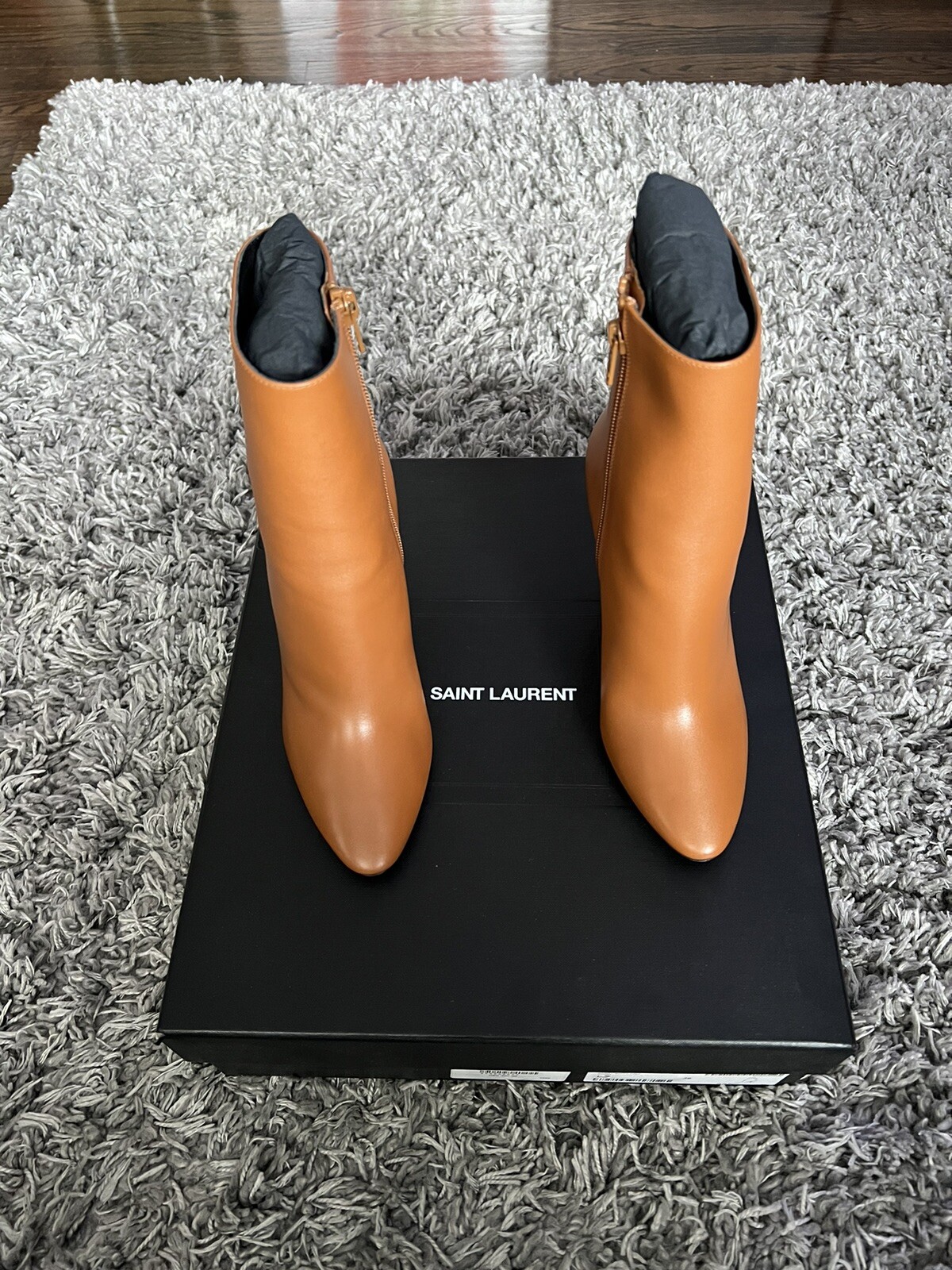 SAINT LAURENT 68 95 STIVALETTI IN PELLE Taglia 36 US 6