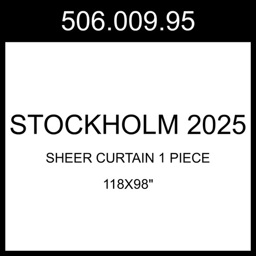 IKEA STOCKHOLM 2025 Sheer Curtain 1 Piece 506.009.95