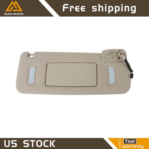 For 07-14 Silverado Tahoe Yukon Suburban Passenger Side RH Sun Visors Opal Gray - Picture 2 of 11