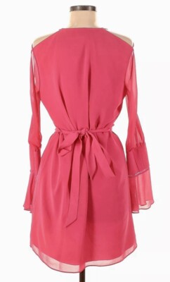 haute hippie red dress NWT Haute Hippie Red Cutout Mini Dress Size S