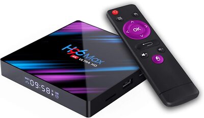 Xilibod H96Max Android 10.0 TV Box 2GB RAM 16GB ROM Mali 450 RK3318 Quad Core 6