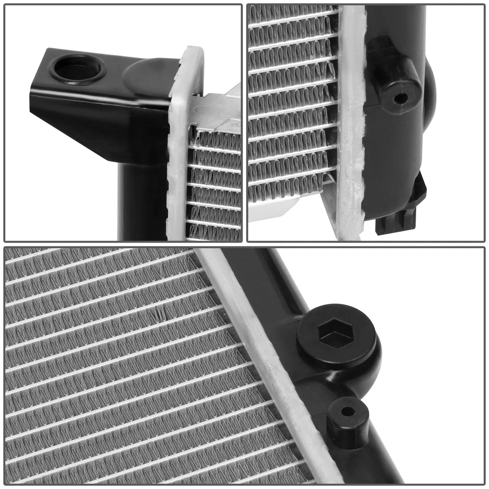 PARA 93-99 VW CABRIO GOLF JETTA ESTILO MT OE RADIADOR NÚCLEO ALUMINIO COMPLETO DPI 1557 Foto 4 de 4