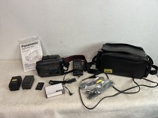 Panasonic Palmcorder IQ PV-IQ325 VHS-C Camcorder Tested Bundle 2 batteries 
