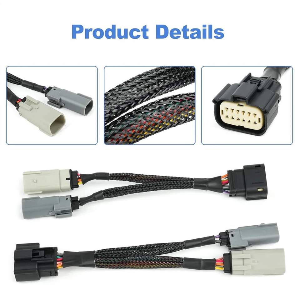 2× Halogen to LED Taillight Upgrade Harness For Ford F150 2024-2025 RL3Z-13405-C - Image 2 of 4