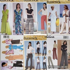 Butterick UNCUT! U-PICK! PLUS SIZE Woman Pants Shorts  Jumpsuit Sewing Pattern