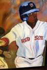 E. Havens 2004 David Ortiz Boston Red Sox Another Grand Slam Framed Oil Painting — photo 4