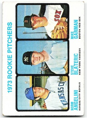 1973 Topps #616 Norm Angelini / Steve Blateric / Mike Garman