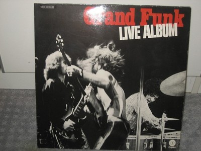 Doppel-LP Grand Funk Railroad ''Live Album'', Rock der 70er!