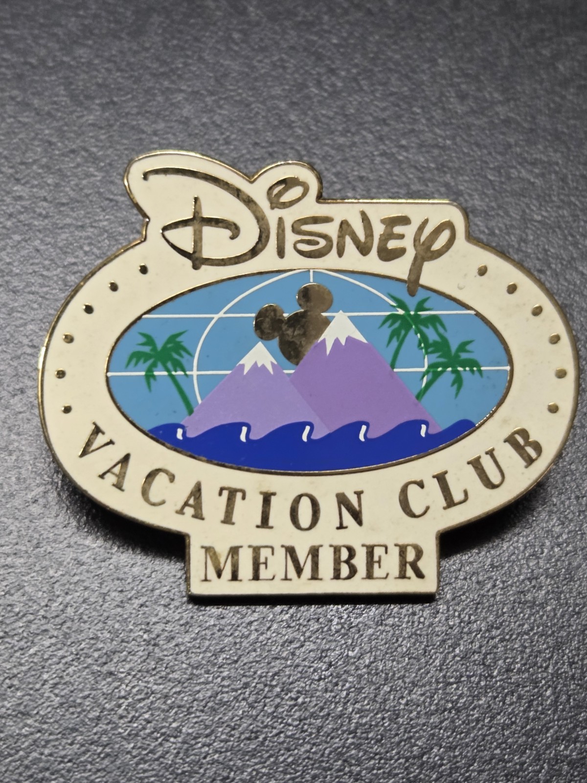 Disney Vacation Club Member Trading Pin Purple Island