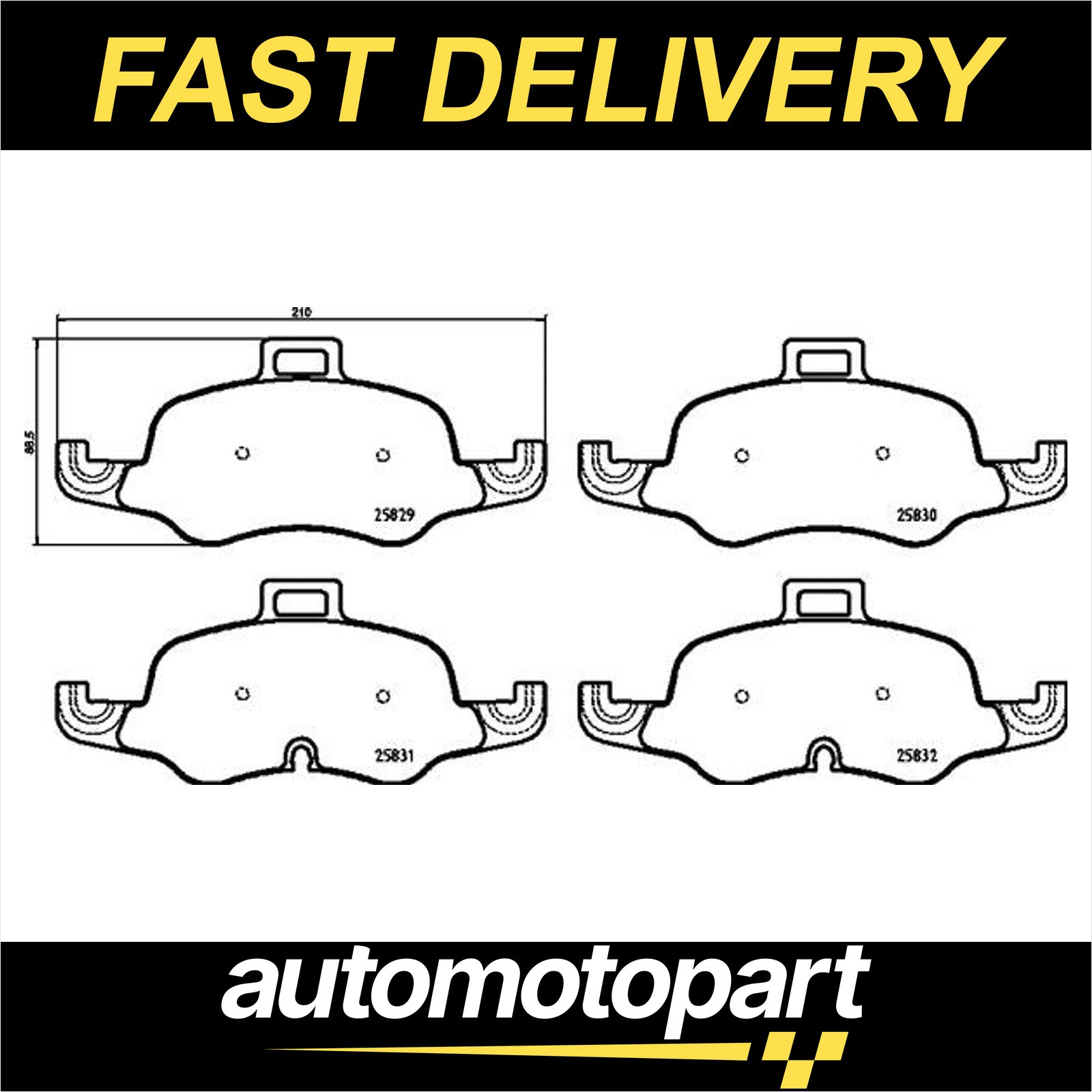 Brembo Prime Brake Pad Set P85160 Front Axle - High Quality - Free Shipping - Image 10