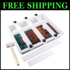 Adjustable No-Seal Epoxy Resin Mold - 23.6x15.7"