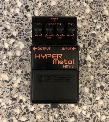 Boss HM-3 Hyper Metal Verzerrung/Fuzz Gitarren-Effektpedal