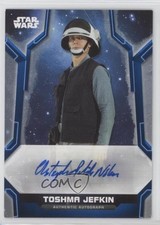 2020 Topps Star Wars Holocron Blue 40/50 Christopher Patrick Nolan as Auto 1m1a